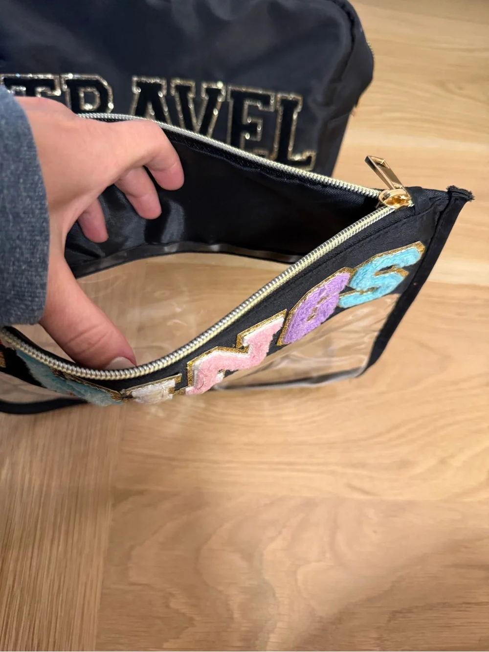 Travel cosmetic bags lot